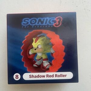 McDonald's Sonic 3 Shadow Red Roller Figure